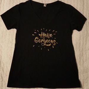 Graphic V-neck T-Shirt